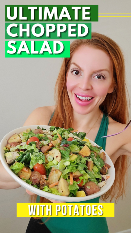 Best Chopped Salad with Roasted Potatoes