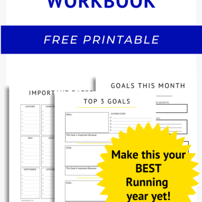 Goal Setting Workbook for Runners – free printable pdf