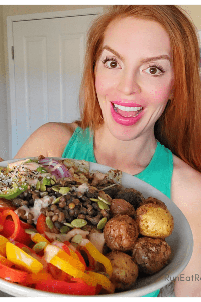 Buddha Bowl with Roasted Potatoes grain free recipe