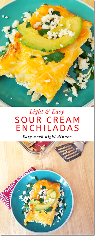 Light Sour Cream Enchiladas Recipe