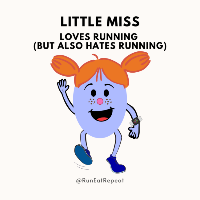 Lil Miss Runner @RunEatRepeat Instagram meme