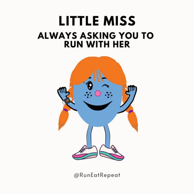 Lil Miss Runner @RunEatRepeat Instagram meme