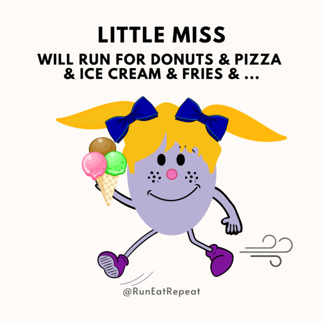 Lil Miss Runner @RunEatRepeat Instagram meme