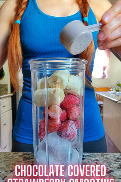 Post Run Smoothie Recipe Chocolate Covered Strawberry