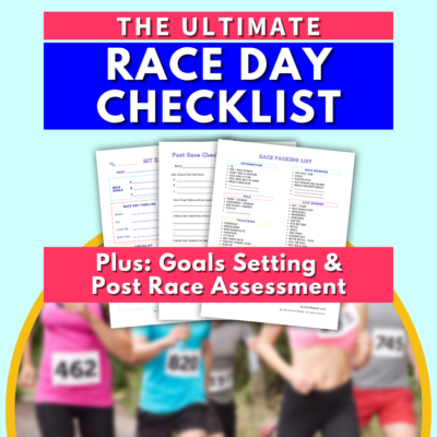 Marathon & Half Marathon Packing List FREE printable