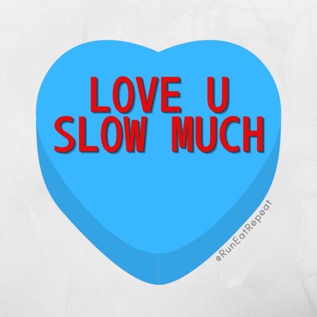 Funny Candy Hearts for Runners Valentine's Day RunEatRepeat.com