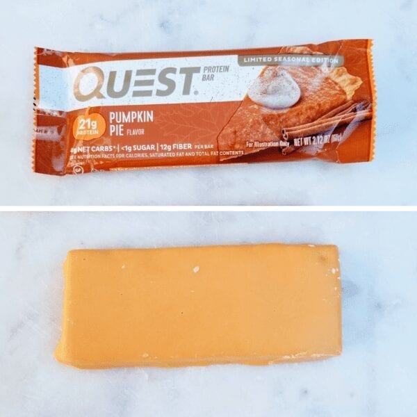 Quest Pumpkin Pie bar review