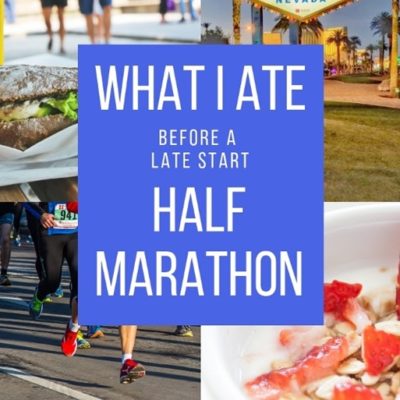 What to Eat Before a Late Half Marathon Race